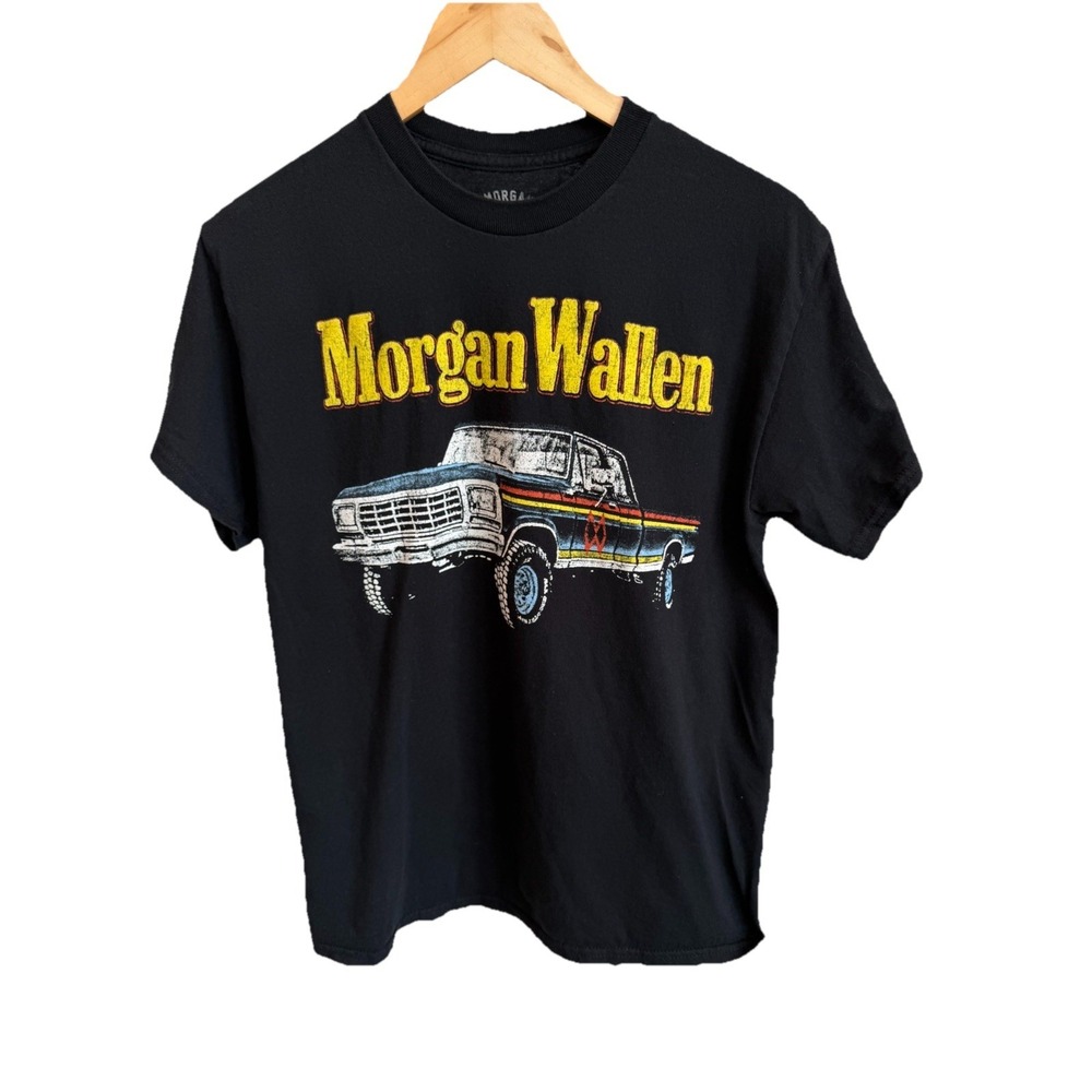 Morgan Wallen Old Silverado T Shirt Black Country Concert Tee Size M